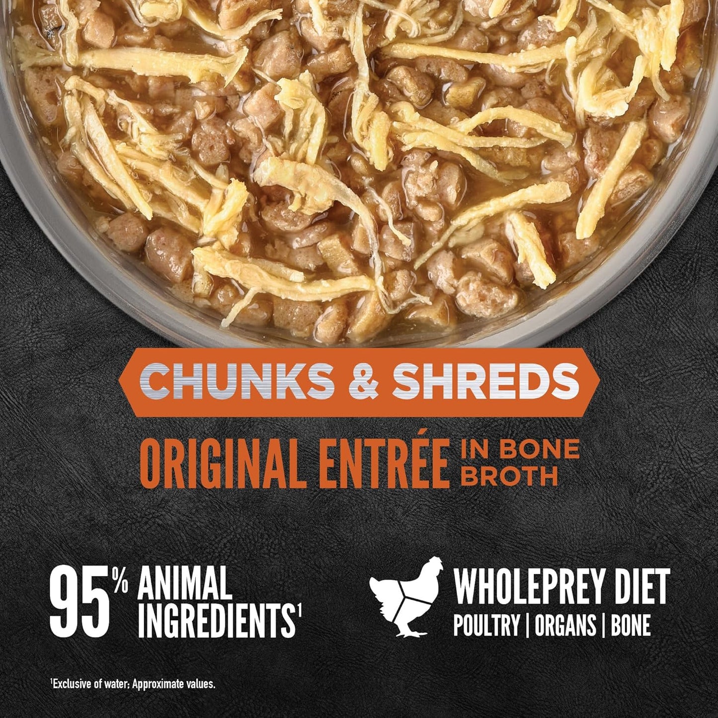 Chunks & Shreds Wet Cat Food Original Entrée 3Oz Cans (12 Count)