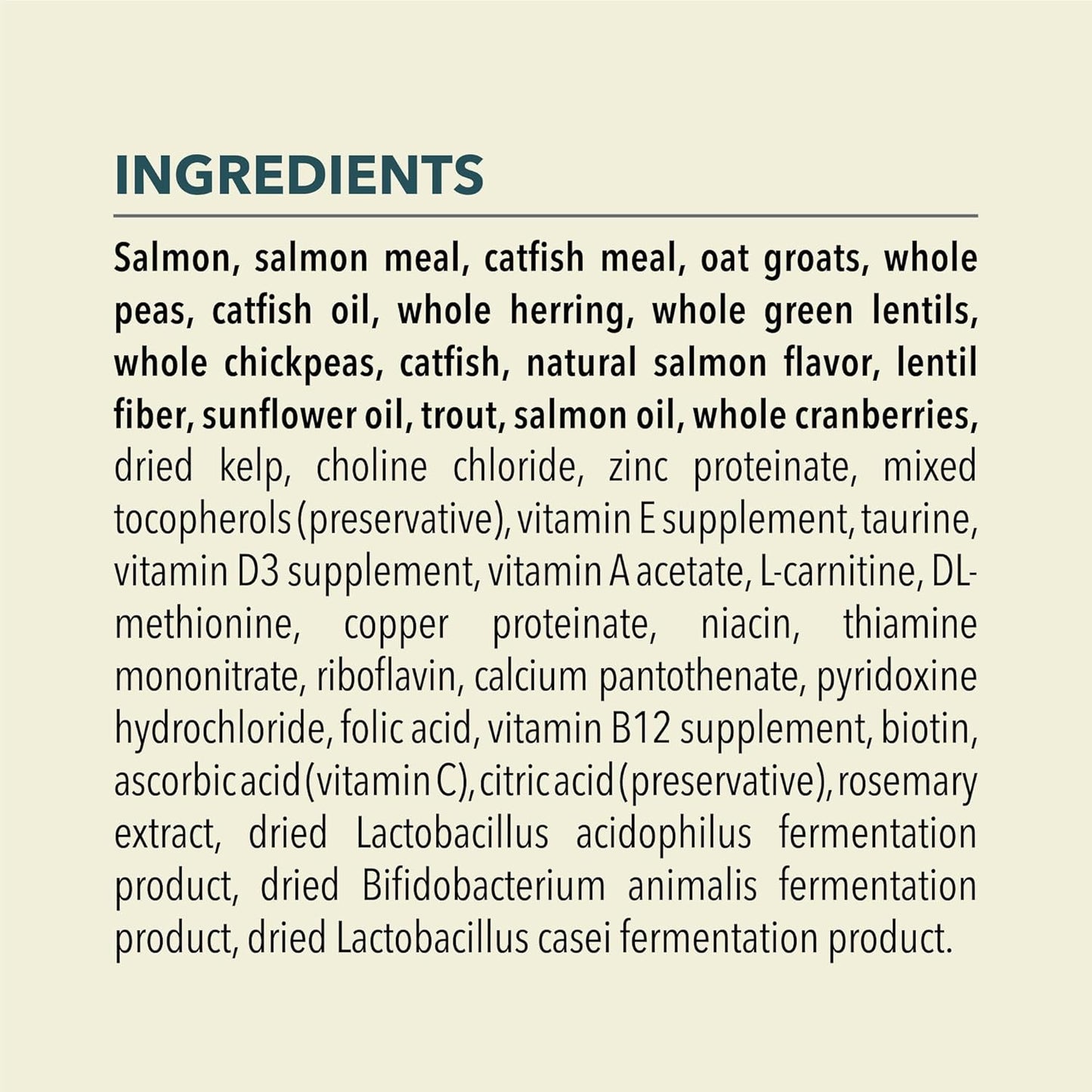 Dry Cat Food Bountiful Catch Salmon Catfish and Herring 4Lb Bag