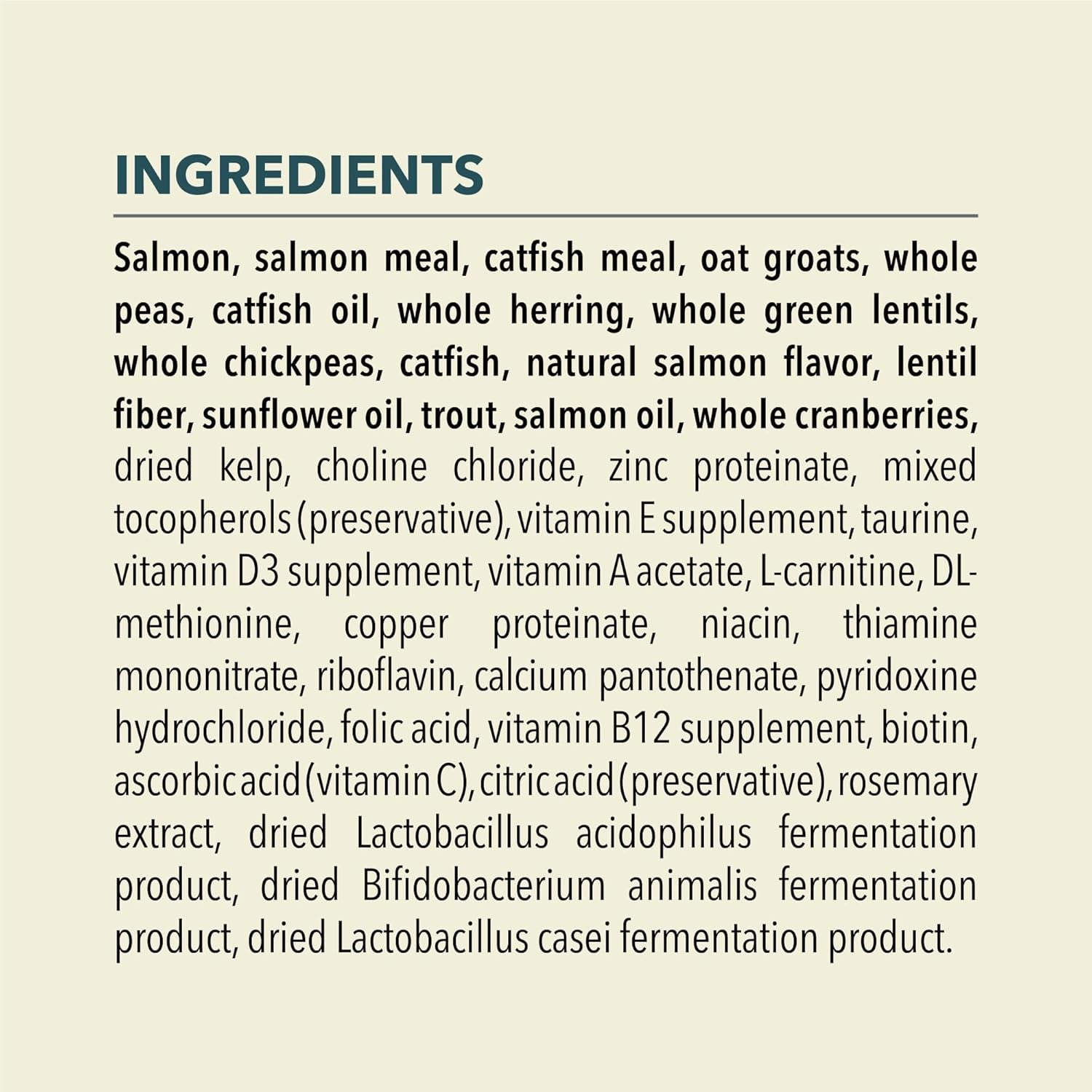 Dry Cat Food Bountiful Catch Salmon Catfish and Herring 4Lb Bag