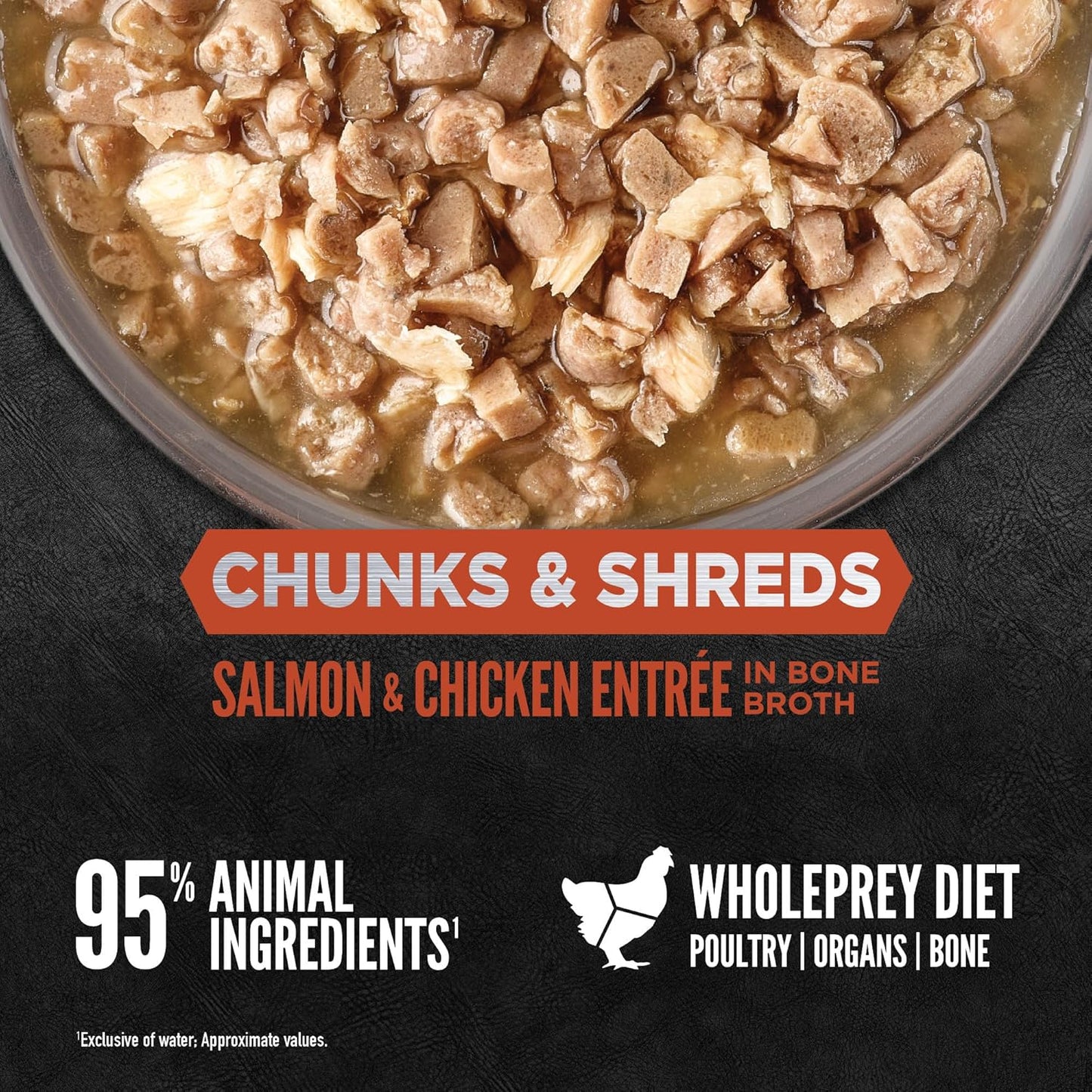 Chunks & Shreds Wet Cat Food Salmon & Chicken Entrée 3Oz Cans (12 Count)