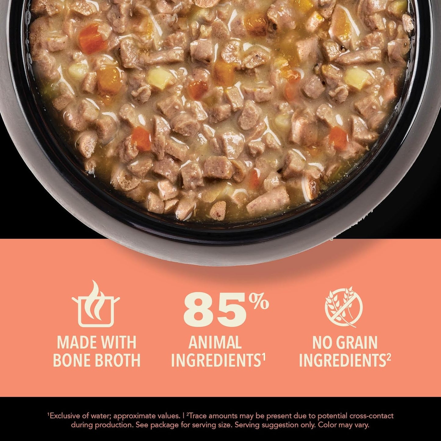 Chunks in Broth Wet Cat Food Variety Pack: Salmon & Chicken + Lamb & Kidney Recipes 3Oz Cans (12 Count, 6 of Each)