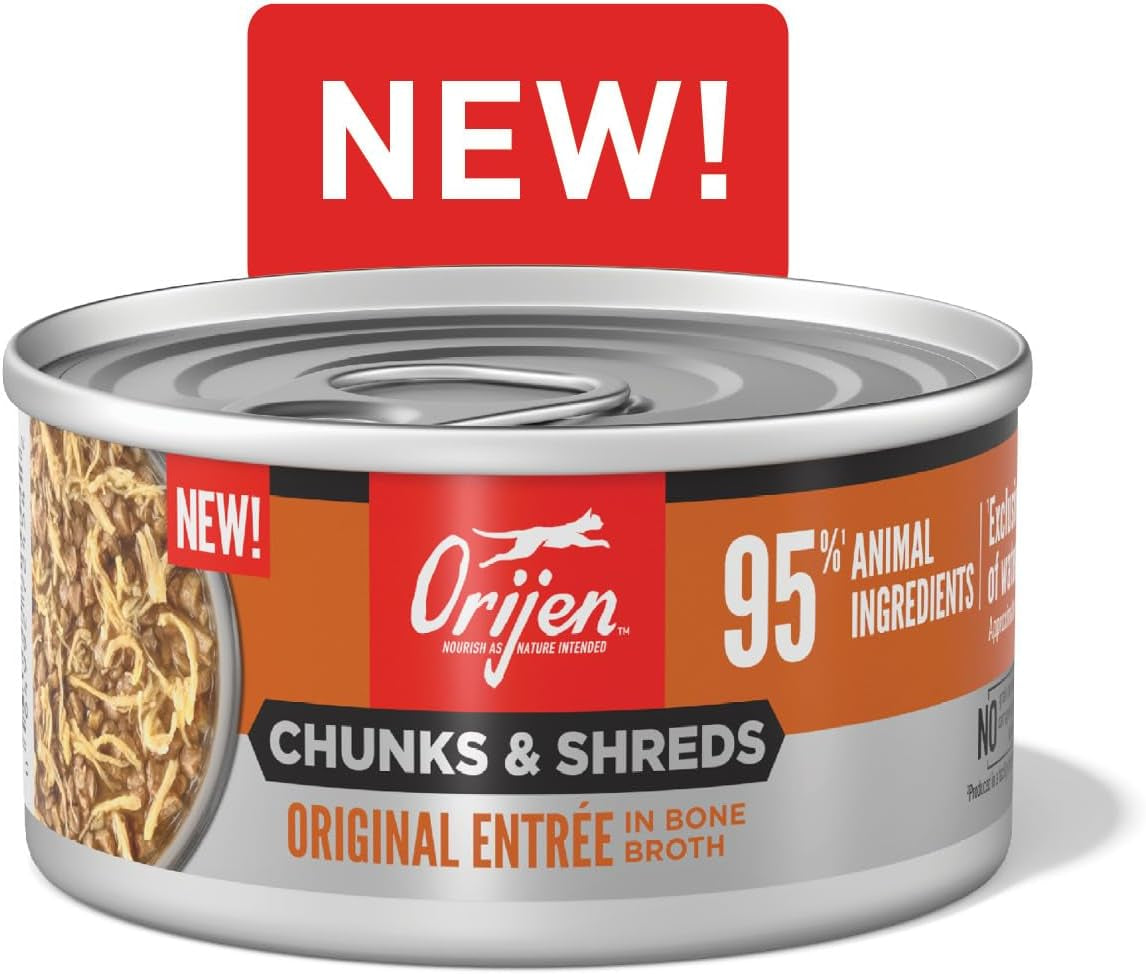 Chunks & Shreds Wet Cat Food Original Entrée 3Oz Cans (12 Count)