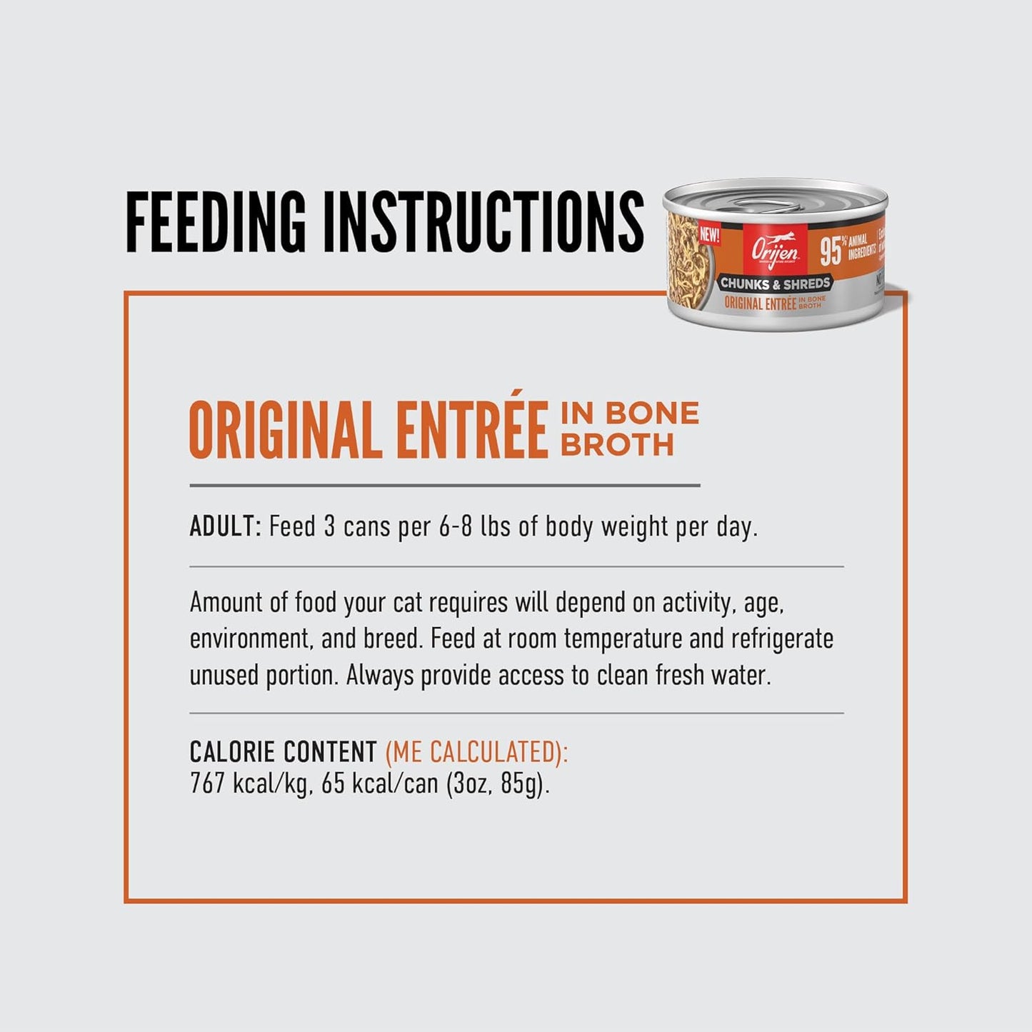 Chunks & Shreds Wet Cat Food Original Entrée 3Oz Cans (12 Count)