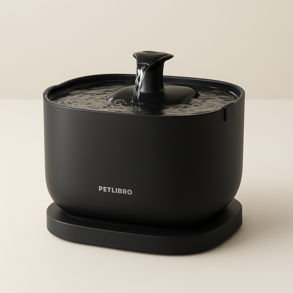 Cordless Cat Water Fountain – 2.5L Battery-Operated Pet Water Dispenser with Stainless Steel Tray, BPA-Free, Quiet Pump & Easy to Clean