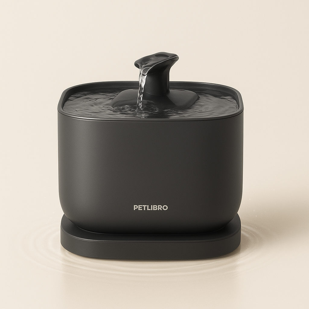 Cordless Cat Water Fountain – 2.5L Battery-Operated Pet Water Dispenser with Stainless Steel Tray, BPA-Free, Quiet Pump & Easy to Clean