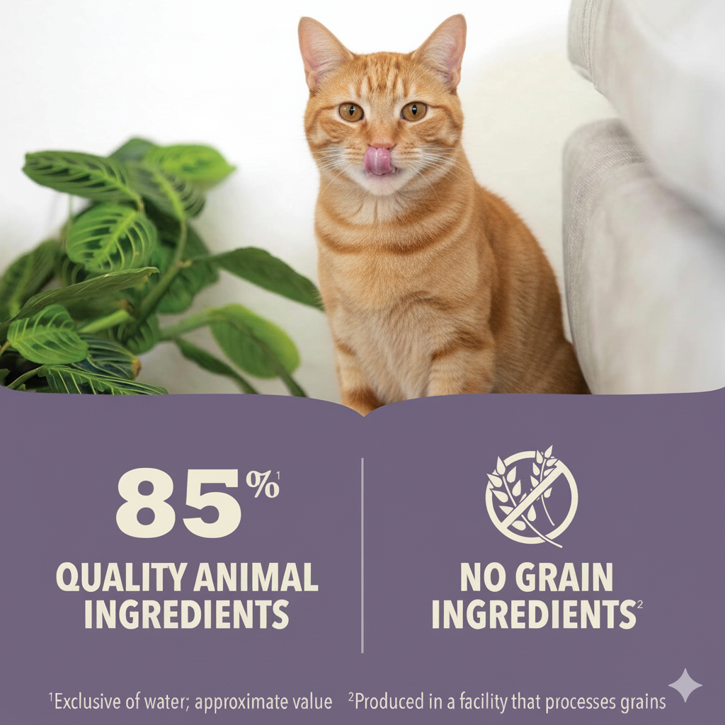 Premium Kitten Pâté Wet Cat Food with Bone Broth – Chicken & Tuna Recipe, 3oz Cans (24 Pack)