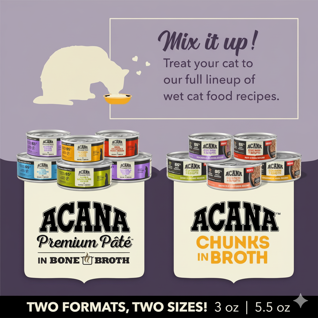 Premium Kitten Pâté Wet Cat Food with Bone Broth – Chicken & Tuna Recipe, 3oz Cans (24 Pack)