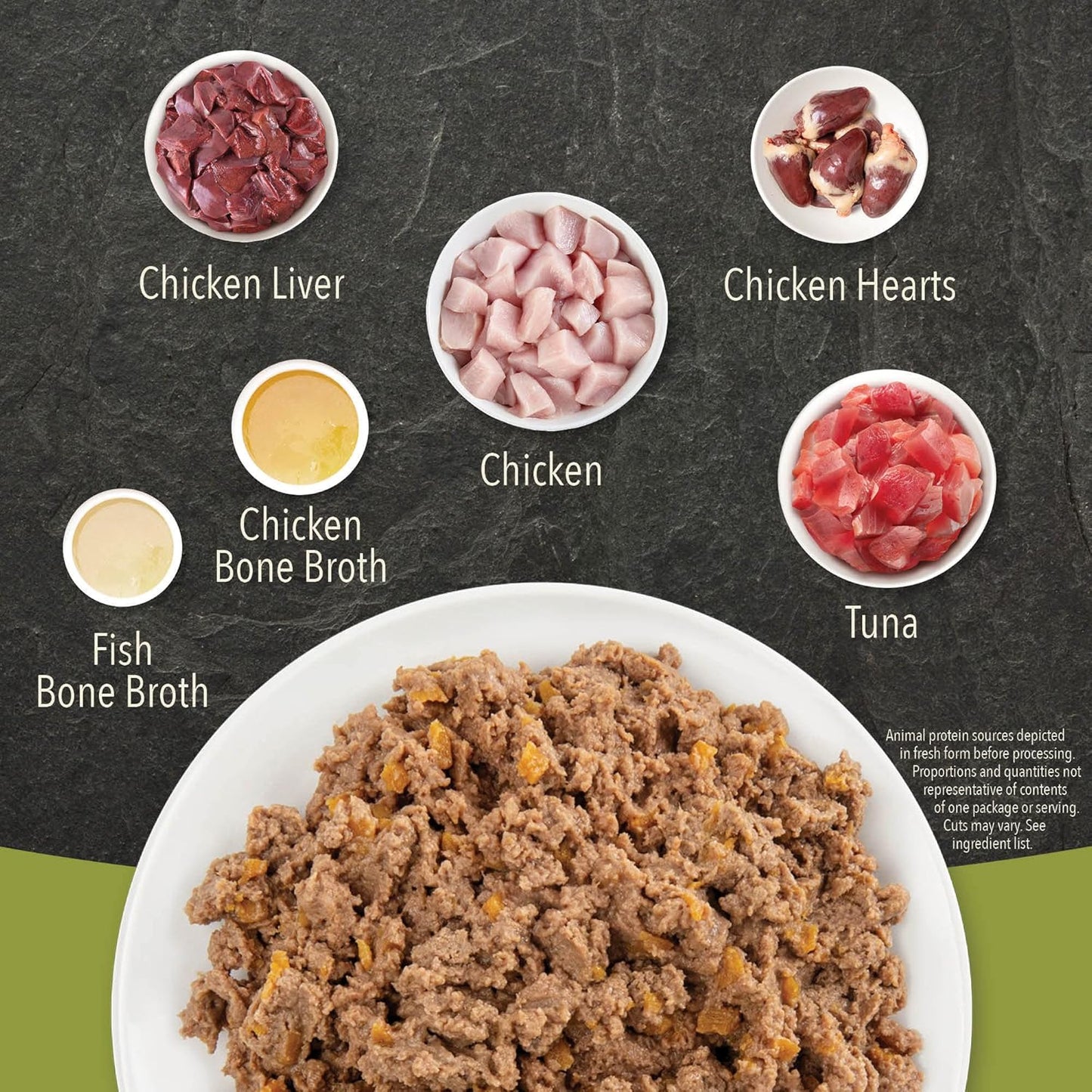 Premium Pate Wet Cat Food in Bone Broth Chicken + Fish Recipe 3Oz Cans (24 Count)